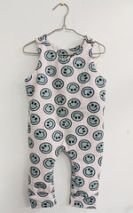 Romper suit - smiley faces print (18-24 months)