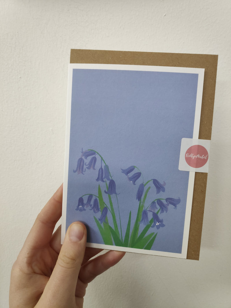 Bluebells A6 card