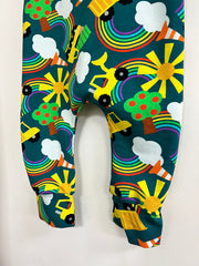 Romper suit - truck, rainbows and suns print (18- 24 months and 2-3 years)