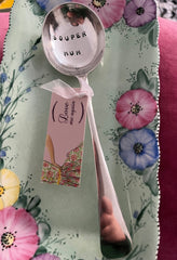 'Souper Mum' - hand stamped large vintage soup spoon