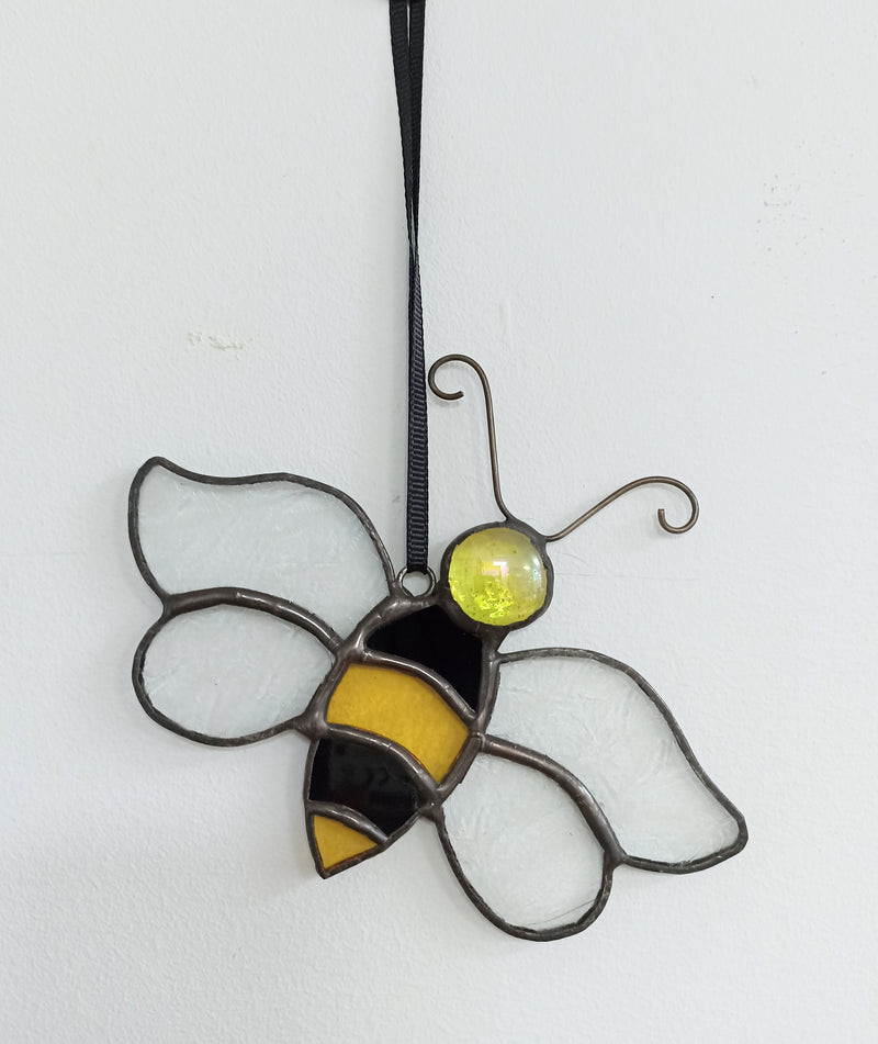 Stained glass bee