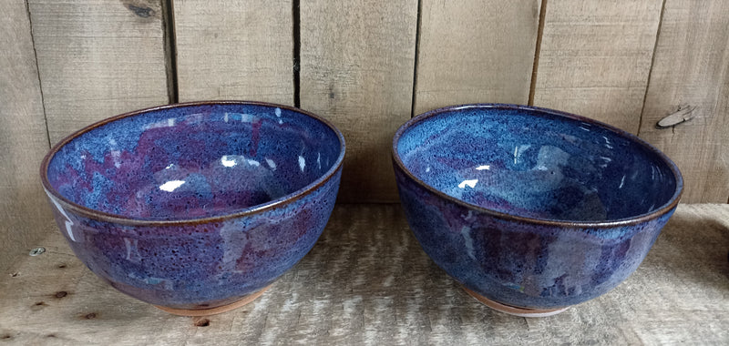 Hand thrown cereal/chips & dips bowl