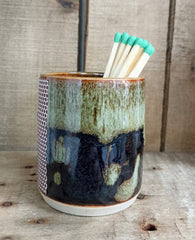 Ceramic match striker pots
