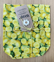 Vegan wax sandwich bag - zip(less) lock bag for snacks on the go!
