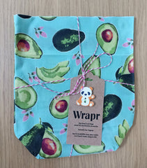 Vegan wax sandwich bag - zip(less) lock bag for snacks on the go!