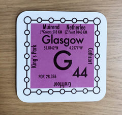 Glasgow postcode coaster - G44 area