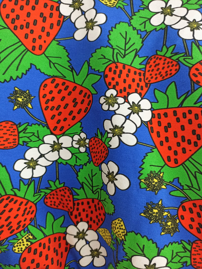 Long sleeved baby/child t-shirt - strawberries print (0-6 months)