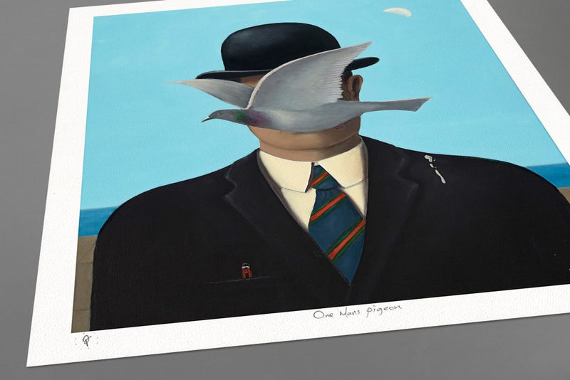 Ross Muir fine art print - 'One Man's Pigeon'