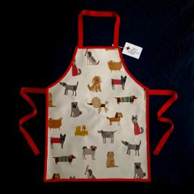 PVC apron – Woof (dogs)