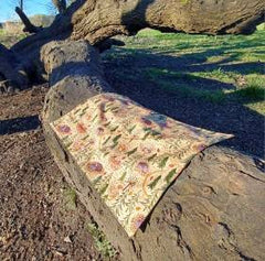 Waterproof sit mat - a forest walk print