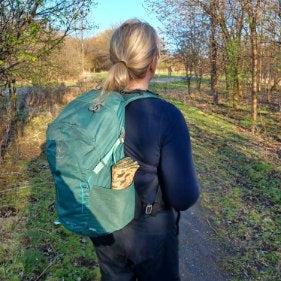 Waterproof sit mat - a forest walk print