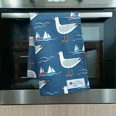 Tea towel - seagulls print