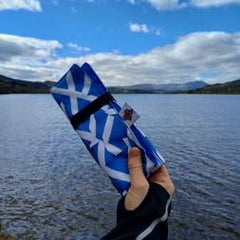 Waterproof sit mat - Scottish Saltire print