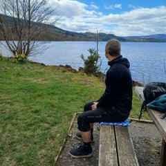 Waterproof sit mat - Scottish Saltire print