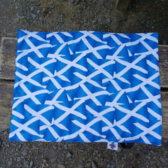 Waterproof sit mat - Scottish Saltire print