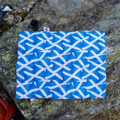 Waterproof sit mat - Scottish Saltire print