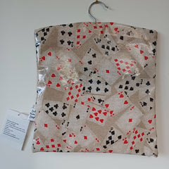 Peg bag (PVC) - playing cards