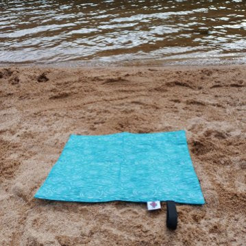 Waterproof sit mat - Ripples print