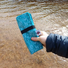 Waterproof sit mat - Ripples print