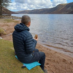 Waterproof sit mat - Ripples print