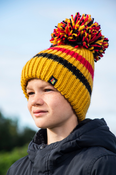 Rhubarb and Mustard Big Bobble Hat