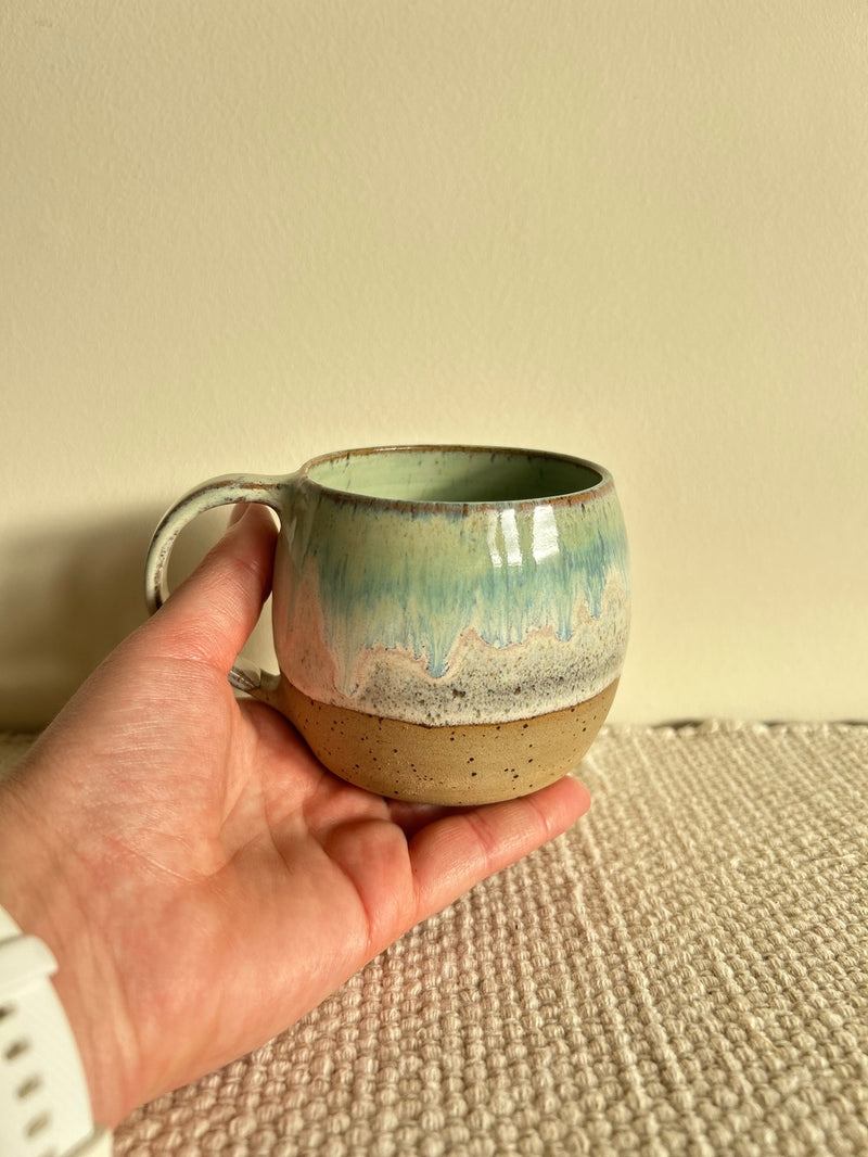 Handmade Ceramic Mug - sea green