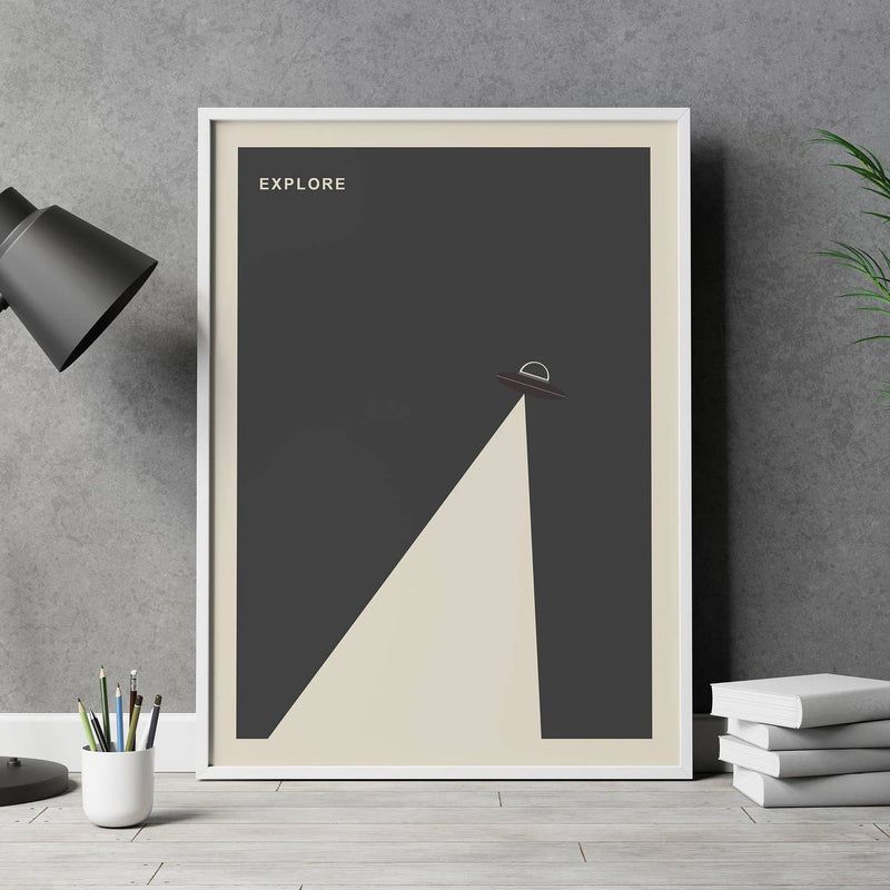 Explore space A5 print