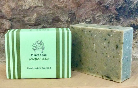 Nettle handmade cold process soap