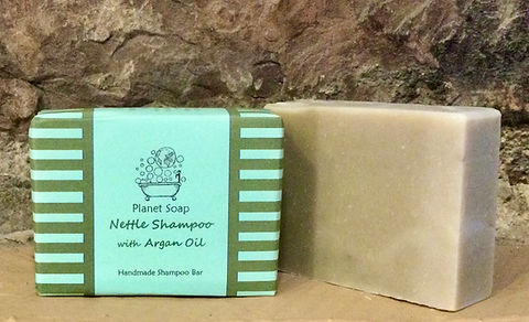 Solid shampoo bar - lavender, nettle, sandalwood or lemongrass & lime