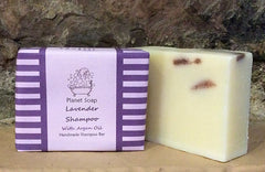 Solid shampoo bar - lavender, nettle, sandalwood or lemongrass & lime