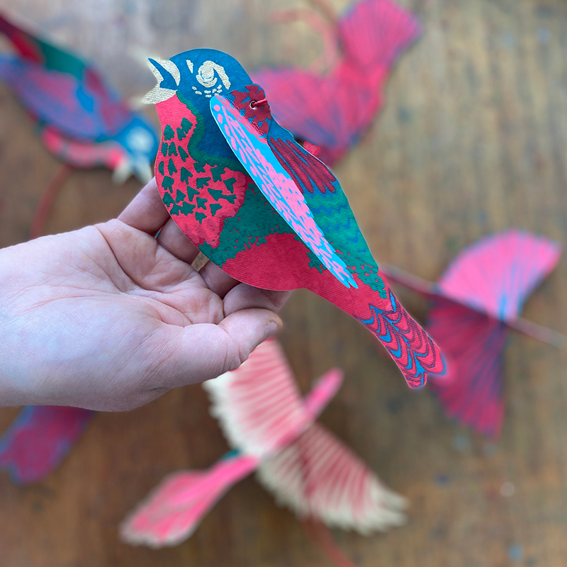 Paper Decorations (4 pack) - Birds