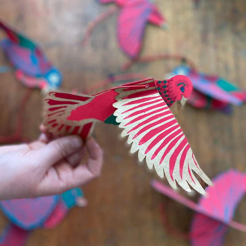 Paper Decorations (4 pack) - Birds