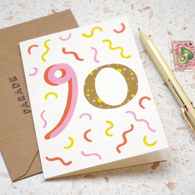 Age 90 birthday card