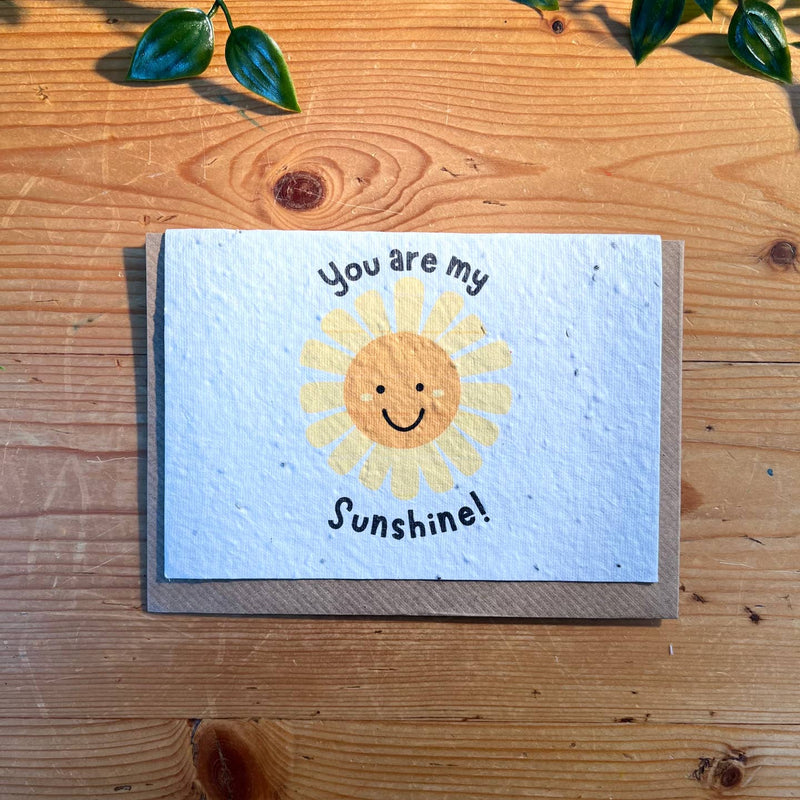 You are my sunshine card