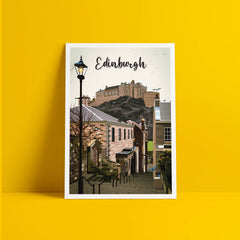 Edinburgh A3 travel poster print