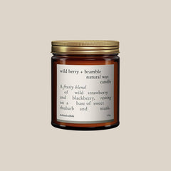 Wild Berry & Bramble rapeseed-coconut wax candle