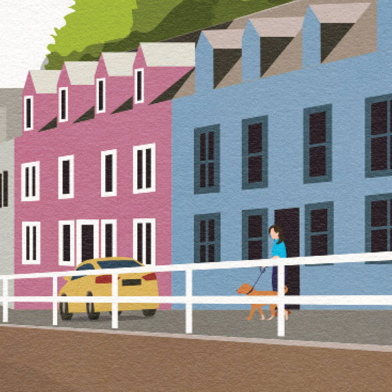 Portree, Isle of Skye A4 travel poster print