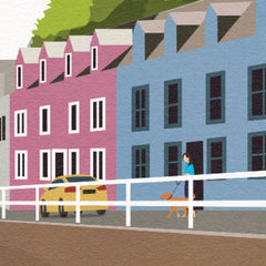 Portree, Isle of Skye A4 travel poster print