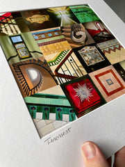 Mounted print - Tenement