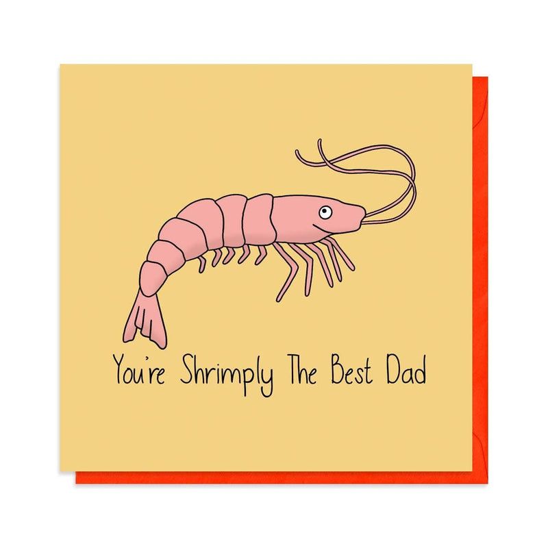 You're shrimply the best dad card