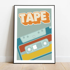 Cassette Tape A5 print