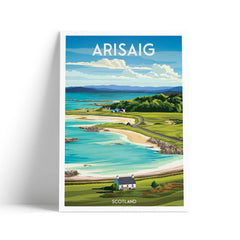 Arisaig A4 travel poster print