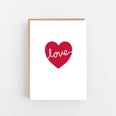 Love heart card