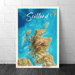 Scotland A4 poster print