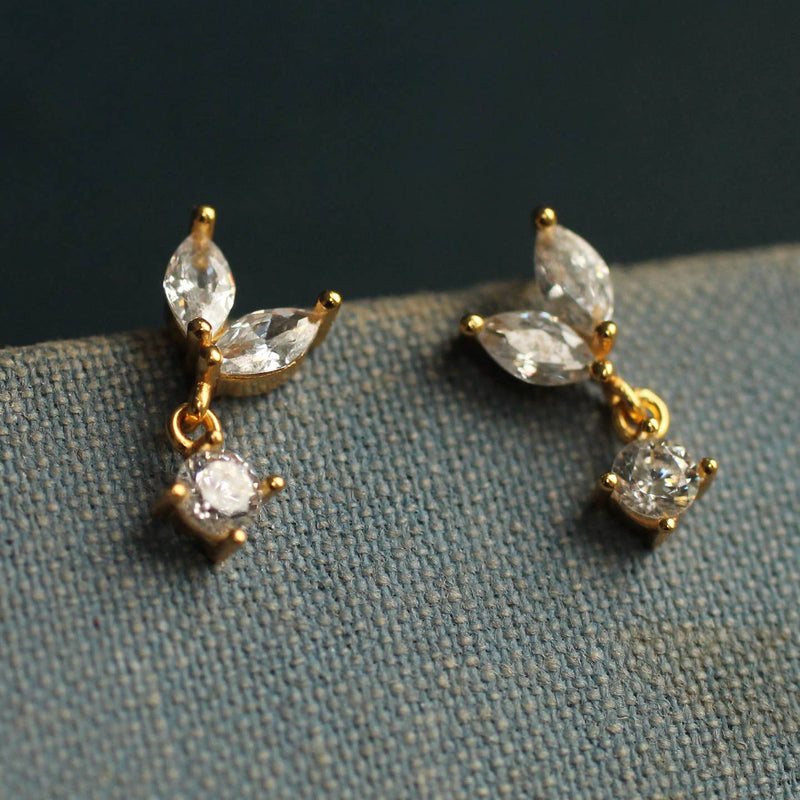 Japanese Petal Stud Earrings