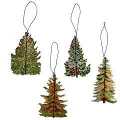 Paper Decorations (4 pack) - Trees