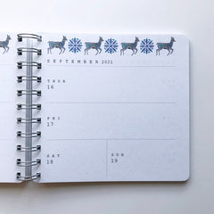 2024 illustrated geometric deer diary