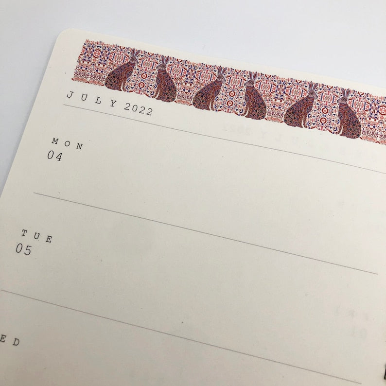 2026 Illustrated Diary - Reflective Hares