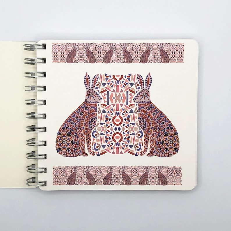 2026 Illustrated Diary - Reflective Hares