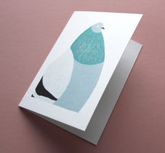 Pigeon greetings card